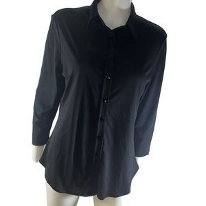 EXPRESS world brand women’s size L black blouse